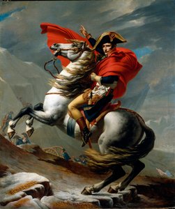 Jacques Louis David Equestrian portrait of Napoleon I Bonaparte MeisterDrucke 819263